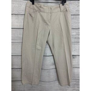 Ann Taylor Curvy Fit Beige Pants Size 10